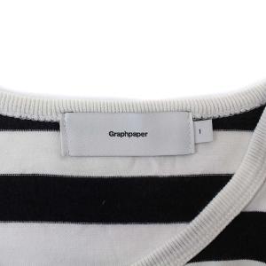 Graphpaper 19AW Border L/S Tee 長袖 Tシャツ カットソー ボーダー 1 ホワイト ブラック