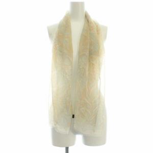 ETRO ストール ショール ペイズリー柄 シルク100％ ライトベージュ