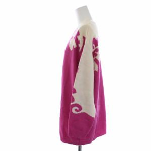 VALENTINO 近年モデル ニット カシミヤ S ホワイト ピンク