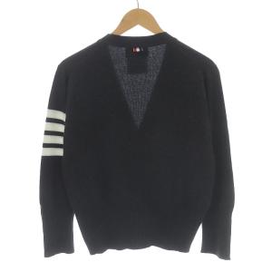 THOM BROWNE 4BAR カーディガン ニット 3 グレー