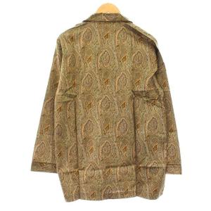 ETRO パジャマ セットアップ ペイズリー 長袖 M ブラウン