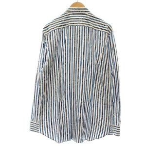 ETRO シャツ ストライプ 43 ブルー