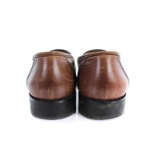 YVES SAINT LAURENT タッセル ローファー レザー 24.5cm ブラウン