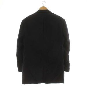 GIORGIO ARMANI テーラードジャケット シングル 総裏地 ウール 46 ネイビー