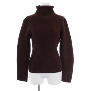 イッセイミヤケ ハイネック カットソー 3  ブラウン