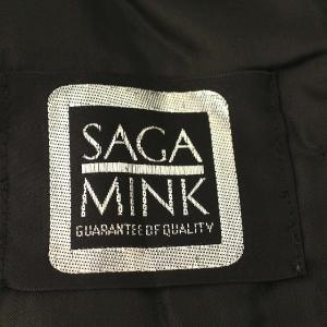 SAGA MINK 毛皮 コート FUR Stiffany by OSFUR ミンク 茶 ブラウン