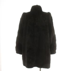 SAGA MINK 金サガ ミンクコート ファー 13 XL 茶 ブラウン