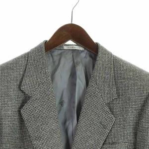 GIVENCHY MONSIEUR テーラードジャケット シングル ウール シルク混 441号 M グレー