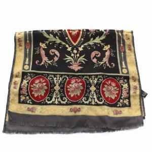 ETRO ストール スカーフ 2点セット 総柄 ウール シルク マルチカラー