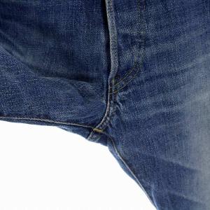 HYKE デニムパンツ ジーンズ クラシック ストレート 赤耳 W27 青 ブルー