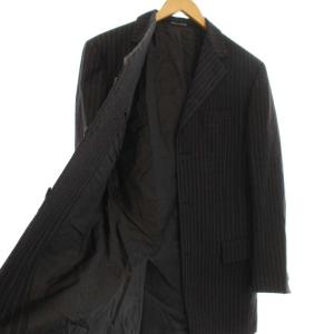 BARNEYS NEW YORK Cantarelli テーラードジャケット ストライプ シングル 3B 総裏地 サイドベンツ