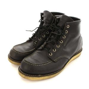 RED WING アイリッシュセッター ブーツ ワーク カジュアル ショート UK8 ブラック