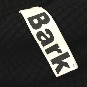 Bark ダッフルコート ニット フード S ブラック