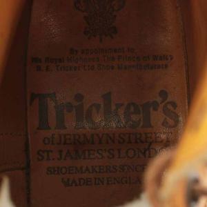 Tricker's カントリーブーツ レースアップ レザー 4 23cm ベージュ