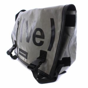 FREITAG ショルダーバッグ ロゴ PVC グレー ブラック
