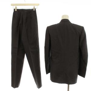 VALENTINO GARAVANI スーツ フォーマル セットアップ 上下 3点セット 3ピース ジャケット シングル 2B 総裏地 ラペル刺繍 ロゴボタン ベスト