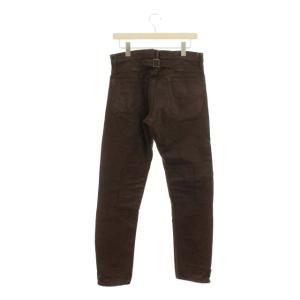 RALPH LAUREN 黒タグ コーティングカーゴパンツ  ダメージ加工 31 ブラウン