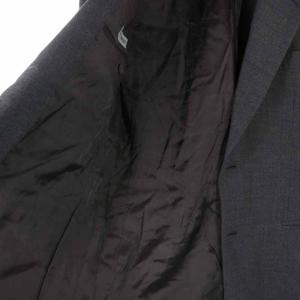 EMPORIO ARMANI テーラードジャケット シングル ウール 48 グレー