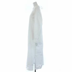 BEAUTY&YOUTH UNITED ARROWS シャツワンピース ロング バックシャン リボン 長袖 FREE ホワイト