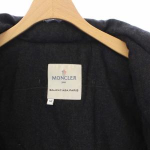 MONCLER pour BALENCIAGA ダウンジャケット 2way ワッペン 42 XXS ネイビー