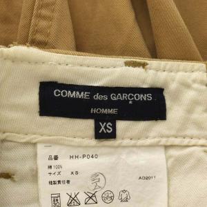 COMME des GARCONS HOMME AD2011 フルレングスパンツ ジッパーフライ コットン XS ベージュ