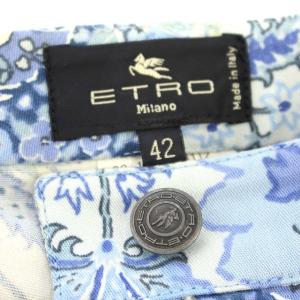 ETRO パンツ ペイズリー柄 柄パンツ 42 ライトブルー