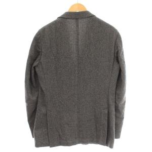 HYDROGEN テーラードジャケット ヘリンボーン ウール 48 M グレー