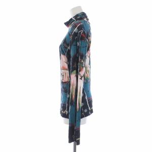 Jean Paul GAULTIER JPG タートルネック カットソー 長袖 総柄 40 マルチカラー