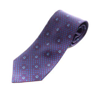 ワイドタイ ネクタイ 総柄 シルク 絹 赤 レッド 青 ブルー