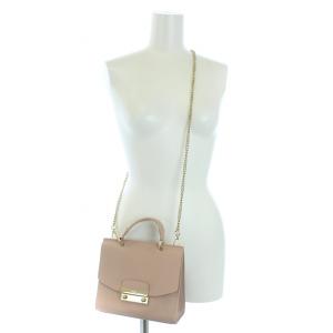 FURLA ジュリア JULIA ショルダーバッグ ポシェット ハンドバッグ レザー ピンク
