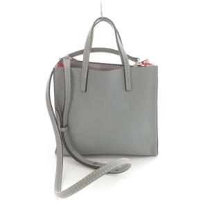 MARC JACOBS ショルダーバッグ ハンドバッグ レザー ロゴ 2way 鞄 水色