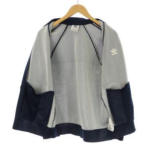 adidas Originals セットアップ スーパースターBFニットトラックジャケット ジップアップ トラックパンツ ジョガー イージー 3本ライン 紺
