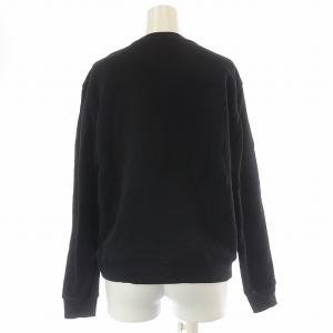 MSGM BOX LOGO RTW スウェット トレーナー プルオーバー 長袖 裏起毛 ロゴ M 黒 ブラック