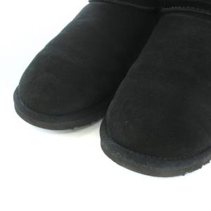 UGG australia クラシックショート 2 CLASSIC SHORT 2 ムートンブーツ ミドルブーツ US6 23cm 黒 ブラック 5825