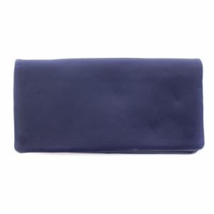 agnes b. 3 rue du jour 長財布 二つ折り レザー 紺 ネイビー