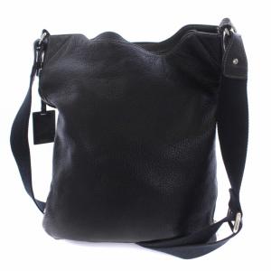 FURLA ショルダーバッグ サイドファスナー レザー 黒 ブラック