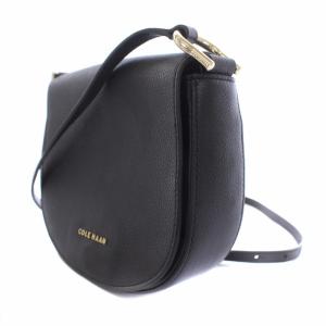 COLE HAAN クロスボディショルダーバッグ レザー 黒 ブラック U04452