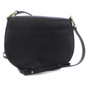 COLE HAAN クロスボディショルダーバッグ レザー 黒 ブラック U04452