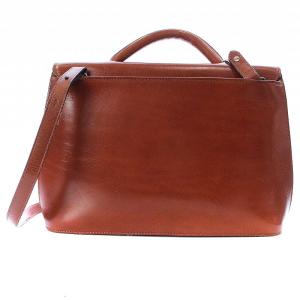 ISSEY MIYAKE MIYAKE DESIN STUDIO ショルダーバッグ トートバッグ レザー 茶 ブラウン