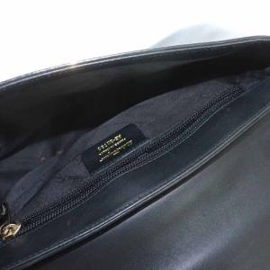 Salvatore Ferragamo ガンチーニ ワンショルダーバッグ レザー 黒
