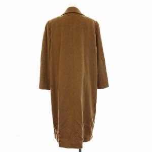 Leilian チェスターコート ロング カシミヤ アウター ヴィンテージ 大きいサイズ 13+ L XL 茶 ブラウン