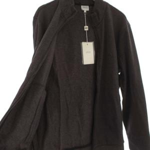 ARMANI COLLEZIONI タグ付き トラックジャケット 総柄 アウター S 茶 ブラウン