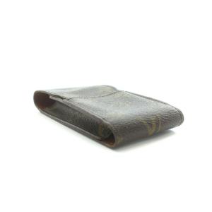 LOUIS VUITTON エテュイ シガレット シガレットケース モノグラム PVCレザー 茶 ブラウン M63024