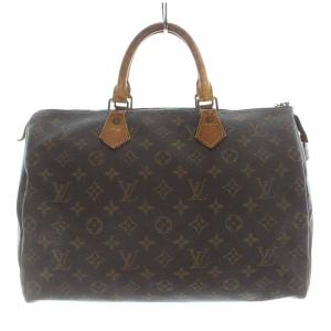 LOUIS VUITTON M41524 スピーディ35 ボストンバッグ モノグラム 茶