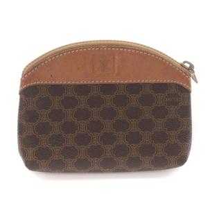 CELINE コインケース 小銭入れ マカダム柄 ロゴ ミニポーチ ミニウォレット サイフ