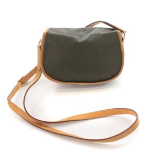 HUNTING WORLD ショルダーバッグ ポシェット フラップ ロゴ 鞄 カーキ