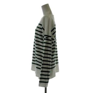 23区 my standard 22SS Armor-lux パネルボーダー カットソー 長袖 コットン 38 M 白 ホワイト 緑