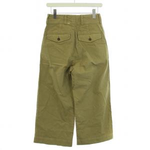 MHL. ワークパンツ ワイドパンツ ボタンフライ 1 S ベージュ