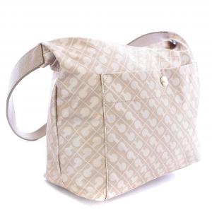 GHERARDINI ソフティ SOFTY ワンショルダーバッグ 総柄 ナイロン ピンクベージュ