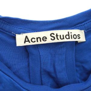 Acne Studios ワンピース ORMANDA TENCEL ノースリーブ ロング タイト XS 青 ブルー